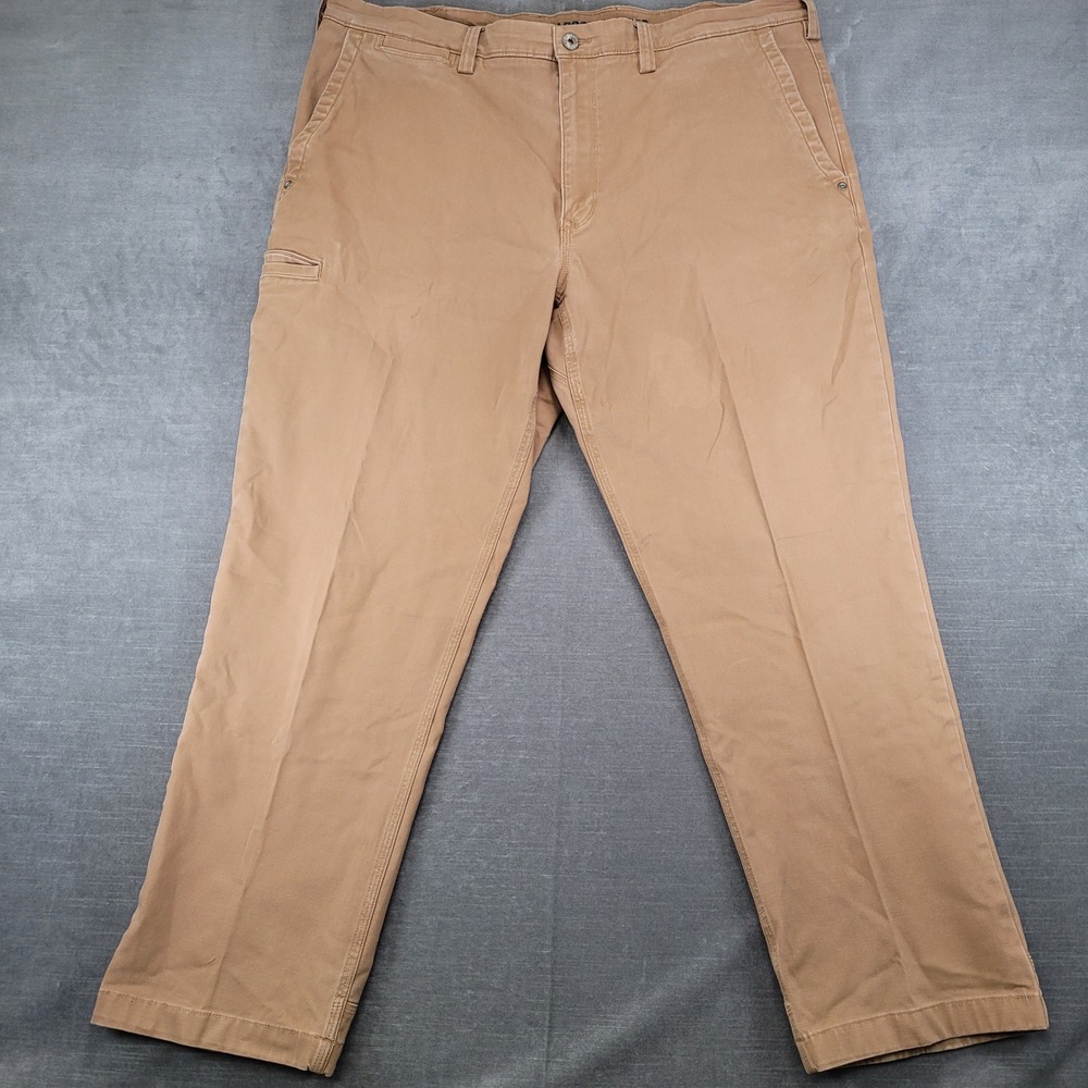 Duluth Trading Flex Ballroom Khakis Mens‎ Actual Sz 40x29 Relaxed Fit Work Pants